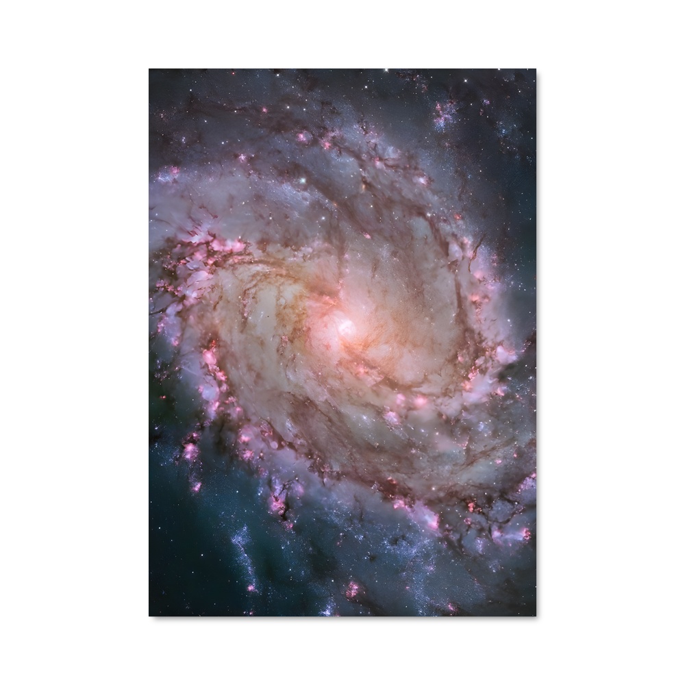 Poster superbe de la galaxie Pinwheel